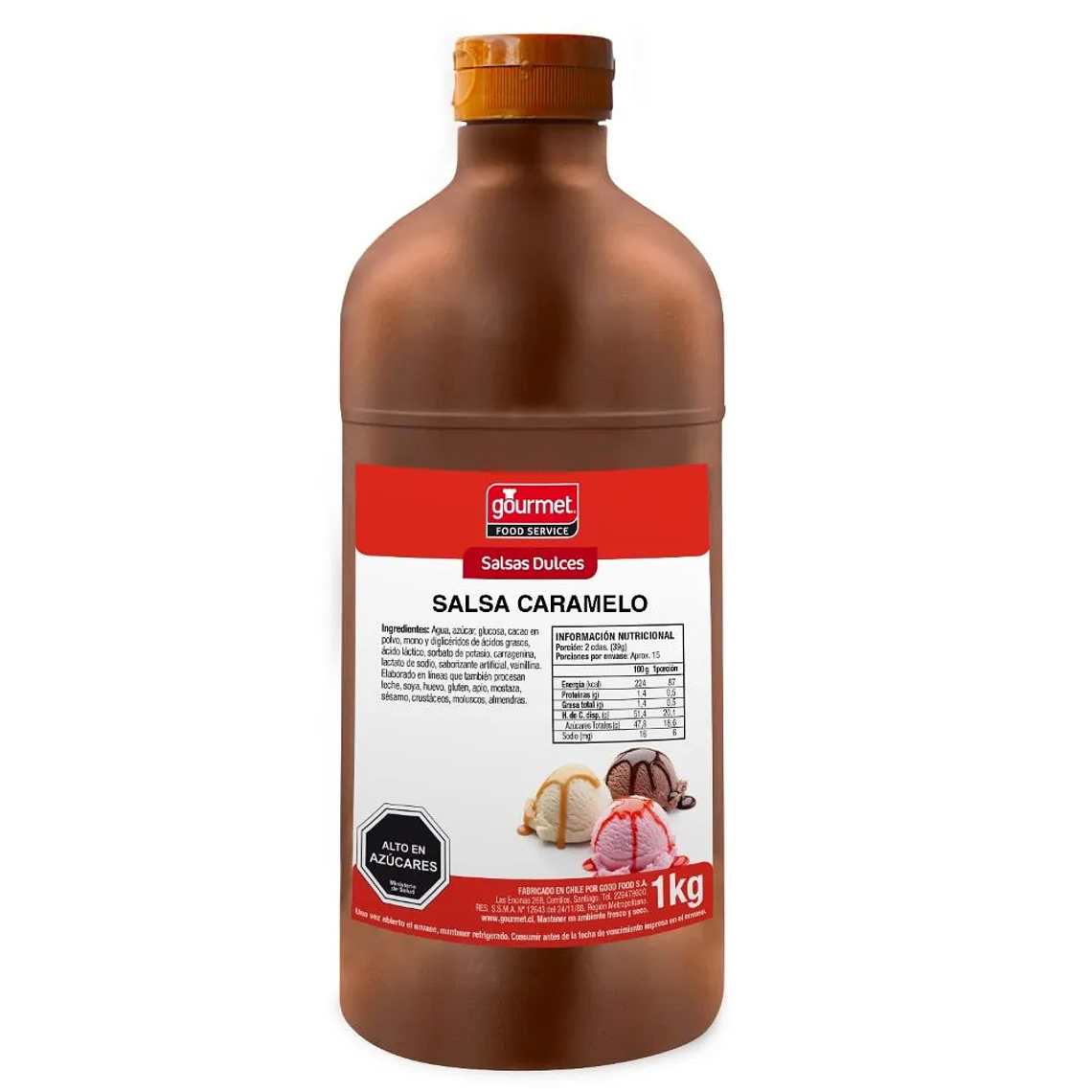 Salsa de Caramelo para Helados y Postres Gourmet (280g - 1Kg) 3