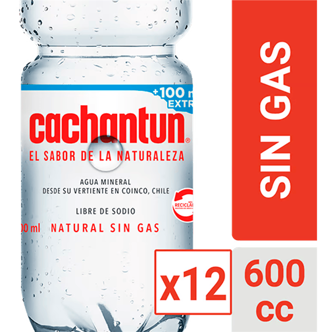 Agua Cachantun Botella Desechable CCU (Con - Sin Gas) 4