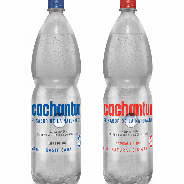 Agua Cachantun Botella Desechable CCU (Con - Sin Gas) 10