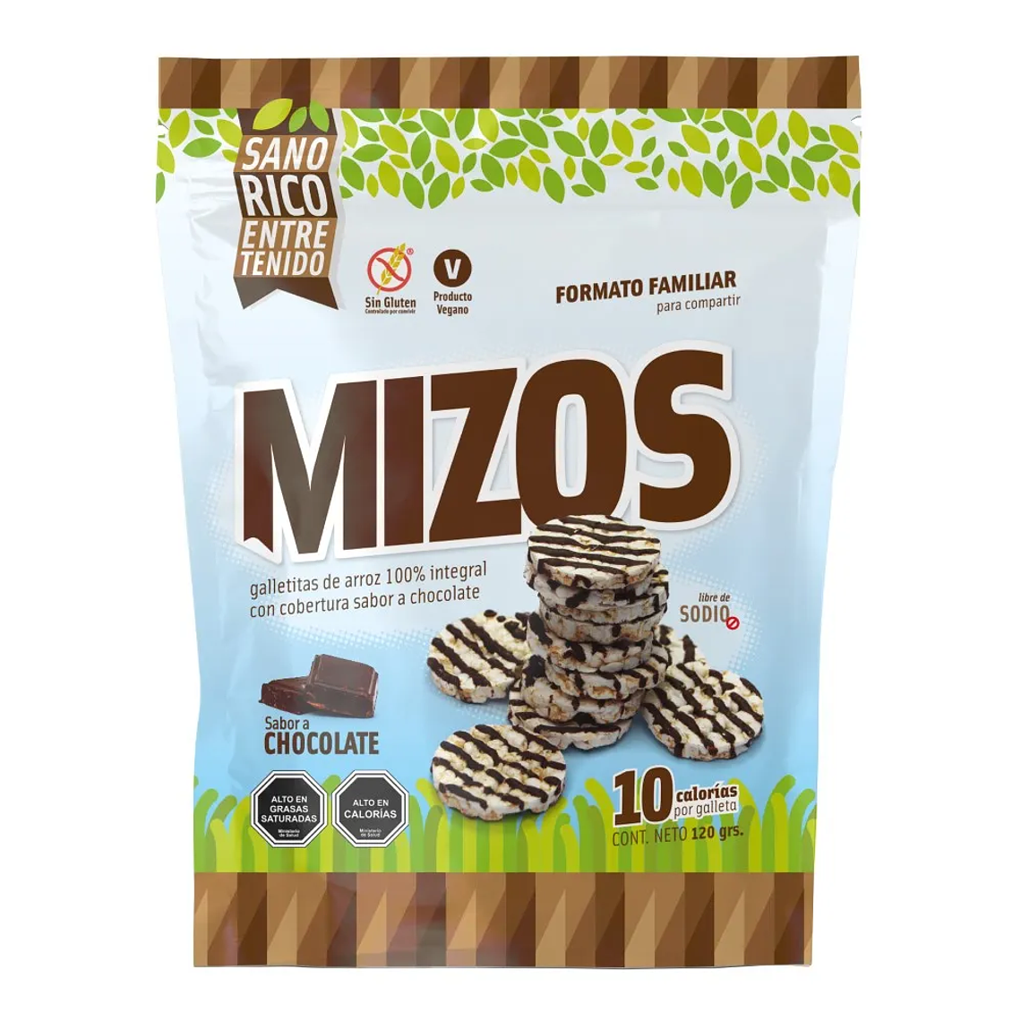 Galletas de Arroz Mizos 112g (Chocolate - Naranja - Limón) 1