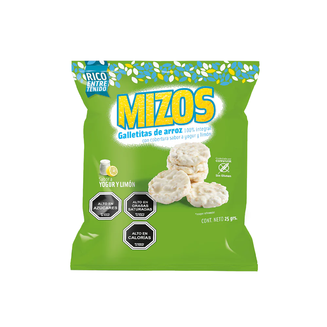 Galletas de Arroz Mizos 112g (Chocolate - Naranja - Limón) 3