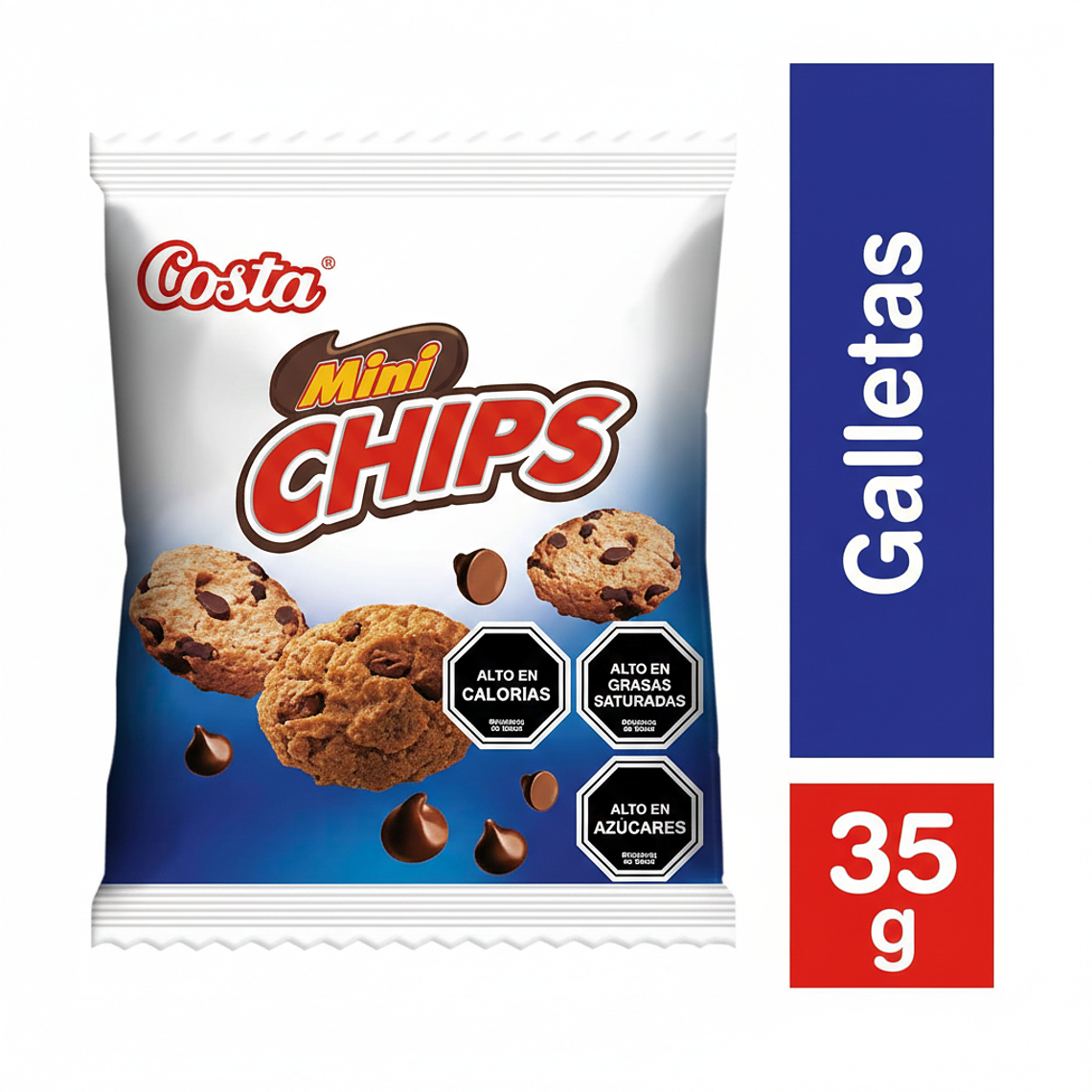 Galletas Mini Chips choc Costa 35g 1