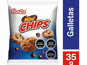 Galletas Mini Chips choc Costa 35g