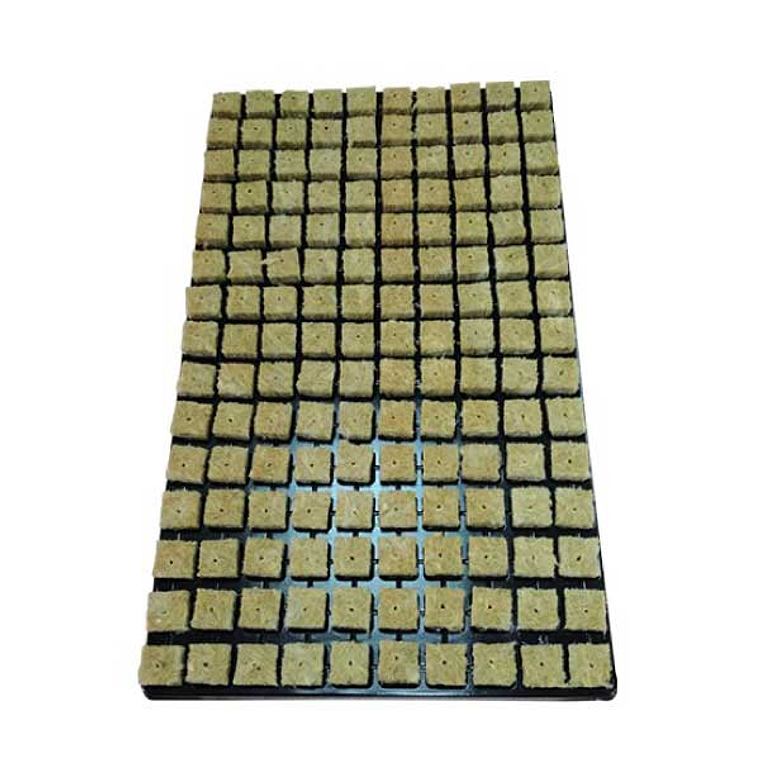 Pack 6 Bandejas 150 Alveolos con Lana de Roca 1