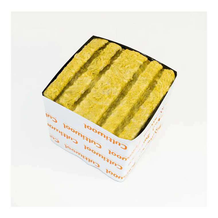 Bloque 15x15 Lana de Roca Cultiwool Hidroponía (x48) 1