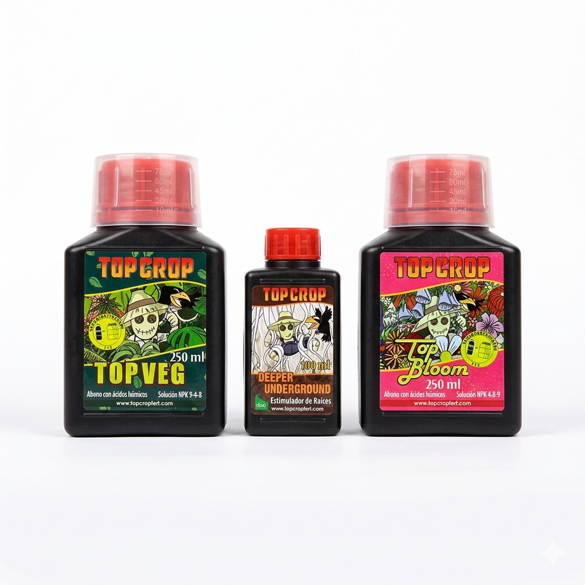  Kit Tripack Fertilizantes Orgánicos Top Crop (250ml) 1