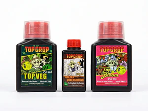  Kit Tripack Fertilizantes Orgánicos Top Crop (250ml)