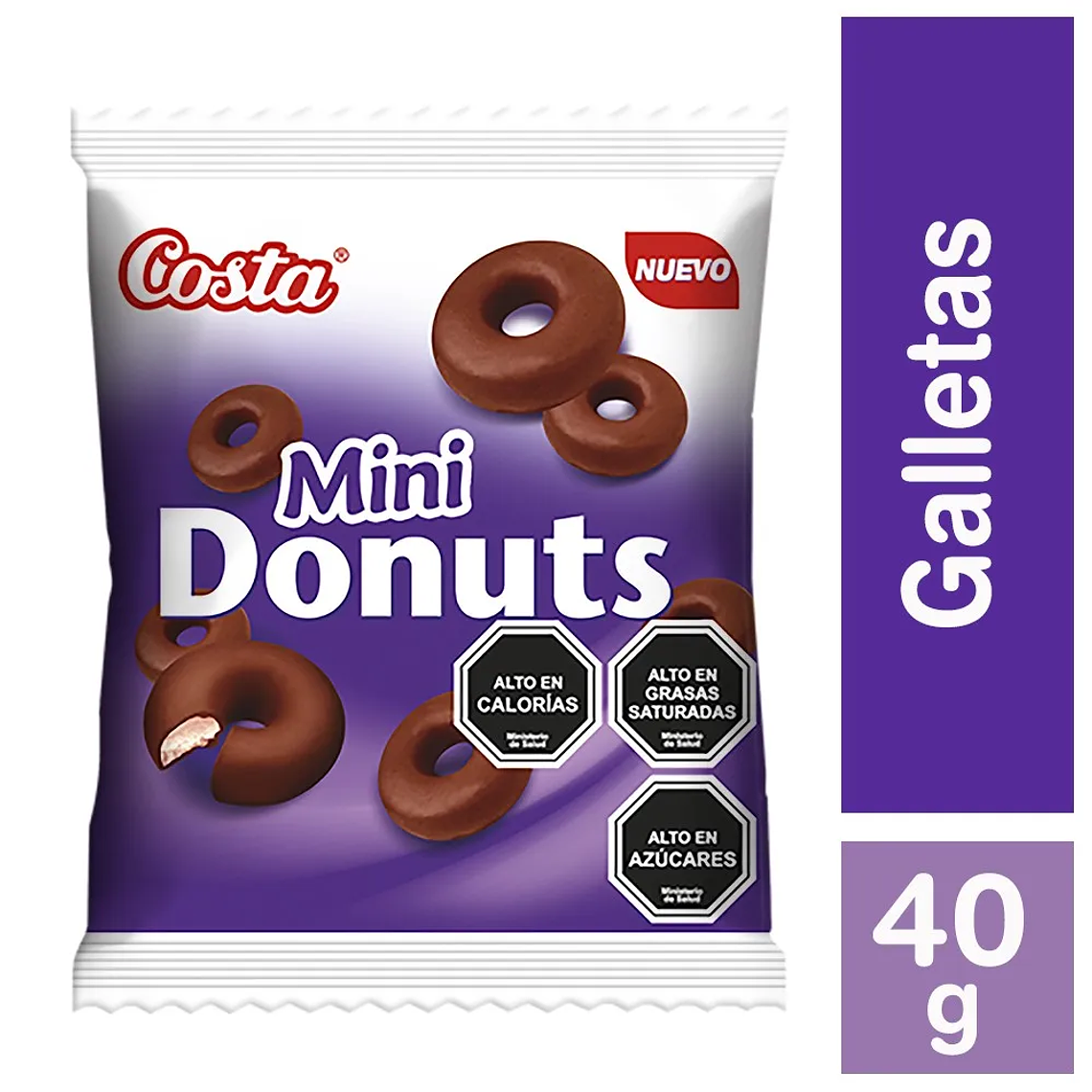 Galletas Mini Donuts  Snack Individual Costa 40g (x1 - x30) 1