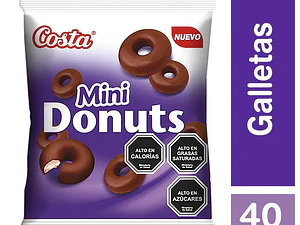 Galletas Mini Donuts  Snack Individual Costa 40g (x1 - x30)