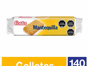 Galletas Costa 140g (Mantequilla - Limón)