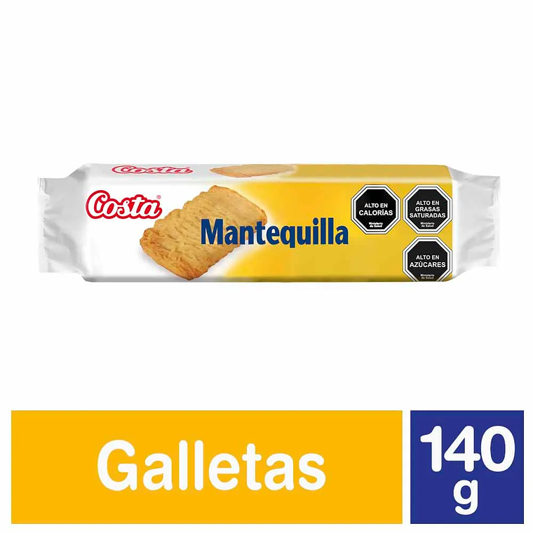 Galletas Costa 140g (Mantequilla - Limón) 1