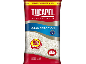 Arroz Grado 2 Largo Ancho Tucapel 1.1 Kg (x1 - x10 kg)