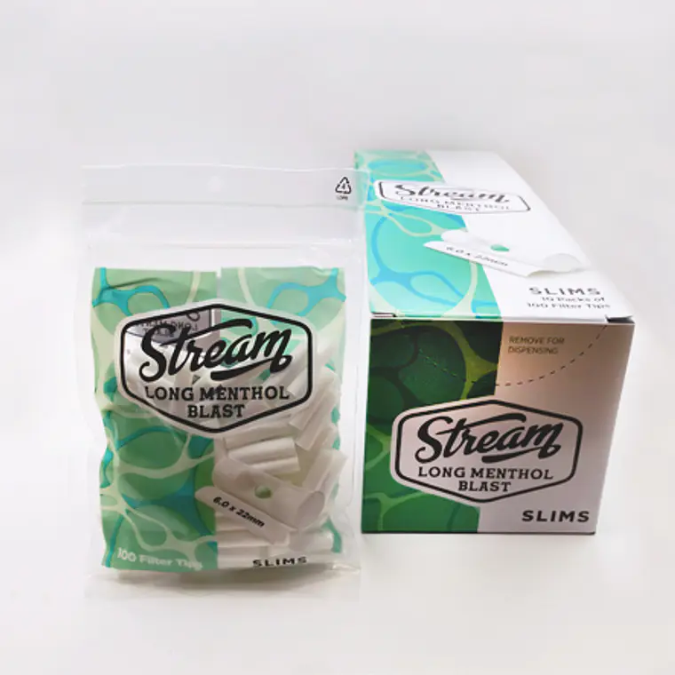 Filtros / Tips Stream Long Click Menthol Blast (x1 - x10) 1