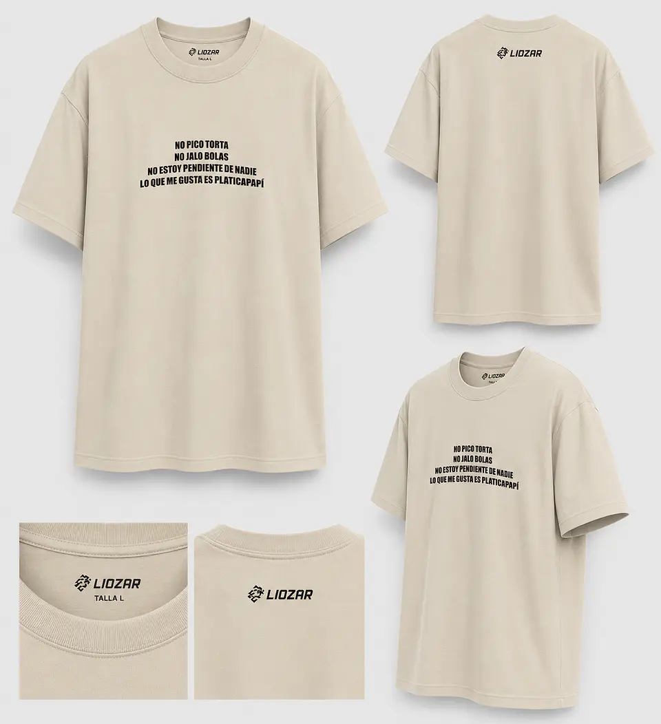 POLERAS OVERSIZE DE ALGODON UNISEX 6