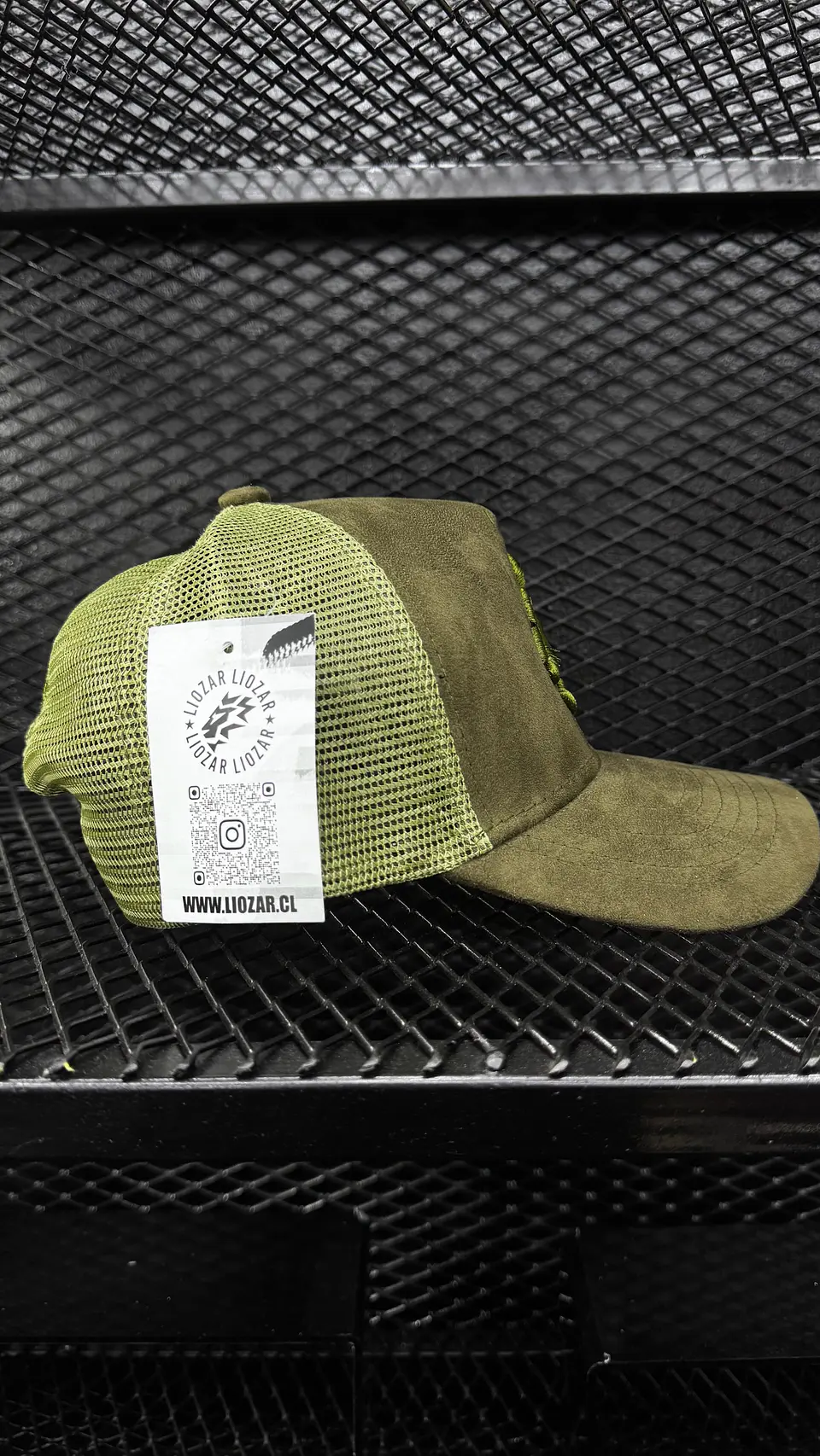 GORRAS DE GAMUZA Y MALLA UNISEX-LEON 11
