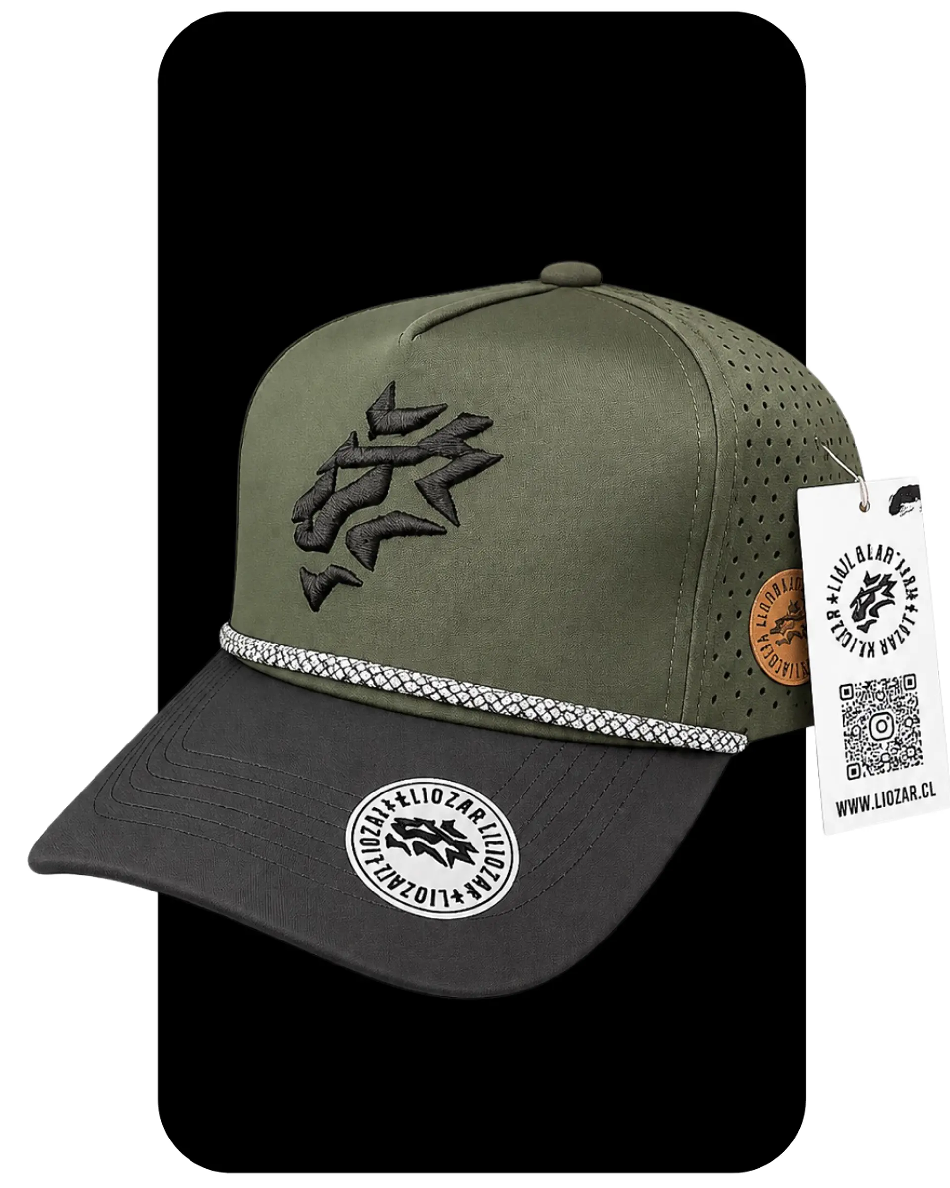 GORRAS DE ALGODON Y PERFORADAS UNISEX-LEON 1