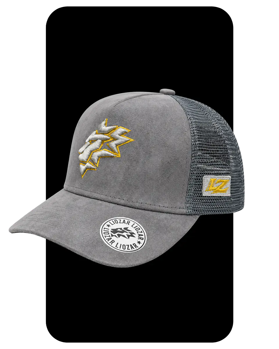 GORRAS DE GAMUZA Y MALLA UNISEX-LEON 1