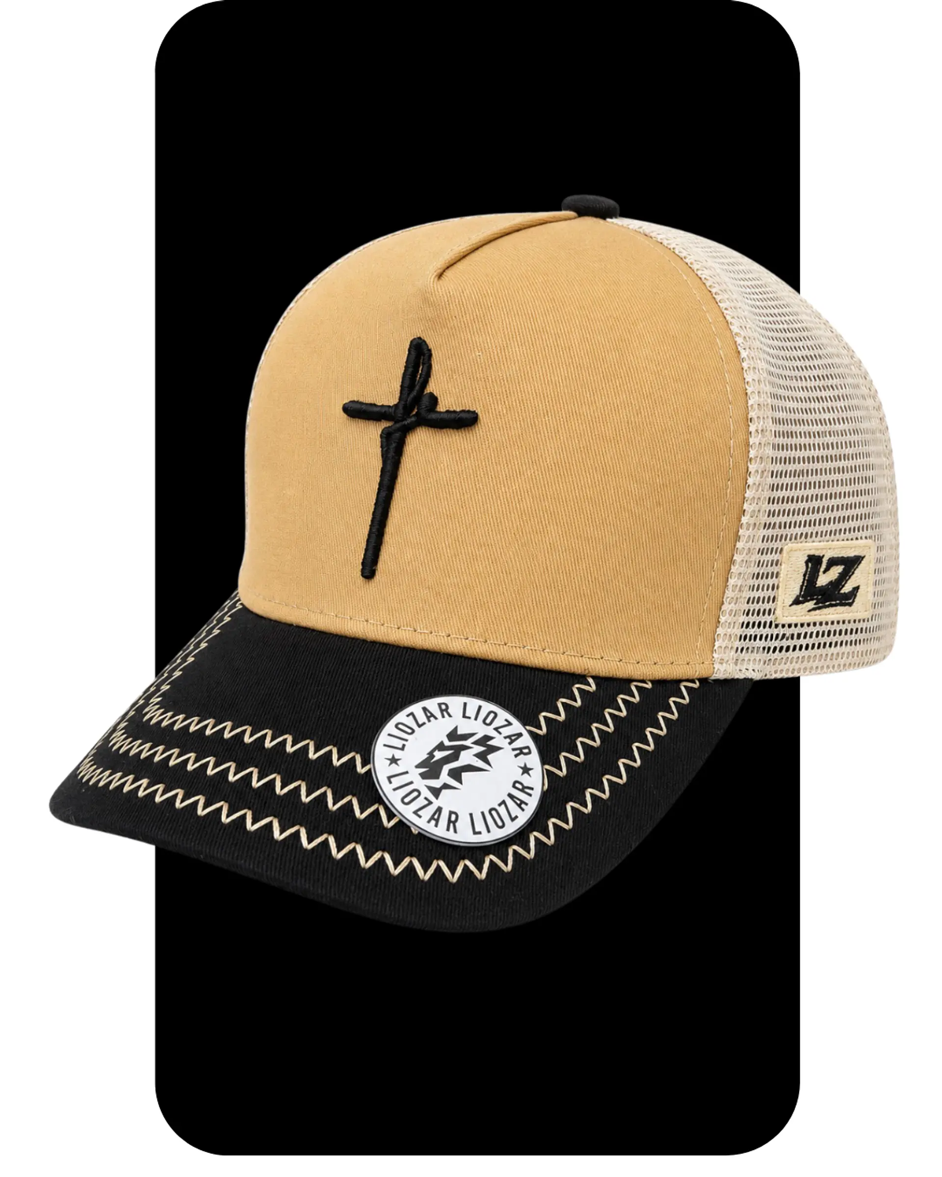 GORRAS DE ALGODON MALLA VISERA TEJIDA UNISEX-Fé 1