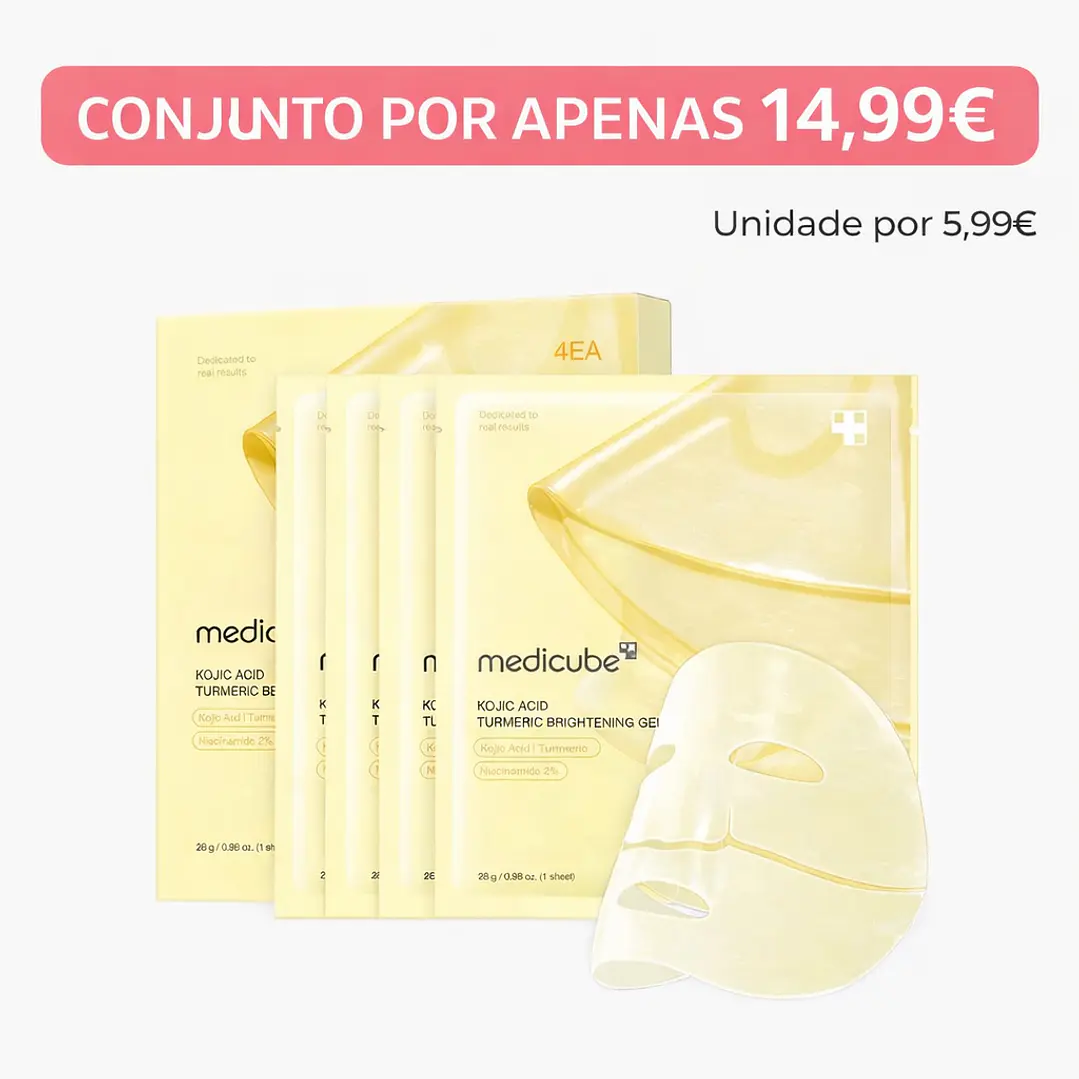 Máscaras Faciais Medicube – Kojic Acid + Turmeric 1