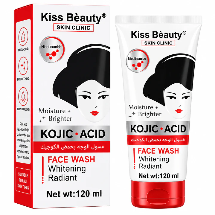 Kiss Beauty Kojic Acid Face Wash – 120 ml 1
