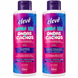 Kit Elevé Samba Lelê Ondas & Cachos – Shampoo + Condicionador