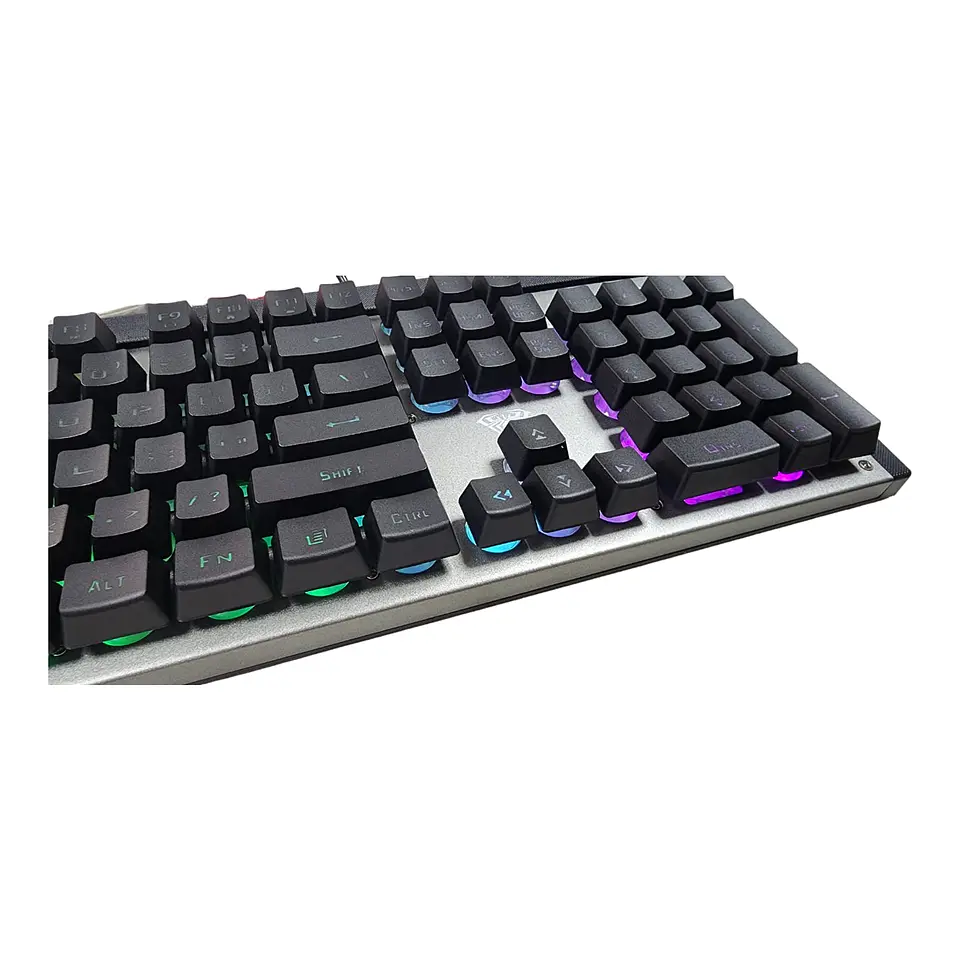 Teclado Gamer De Membrana Rgb Aula F3020 5