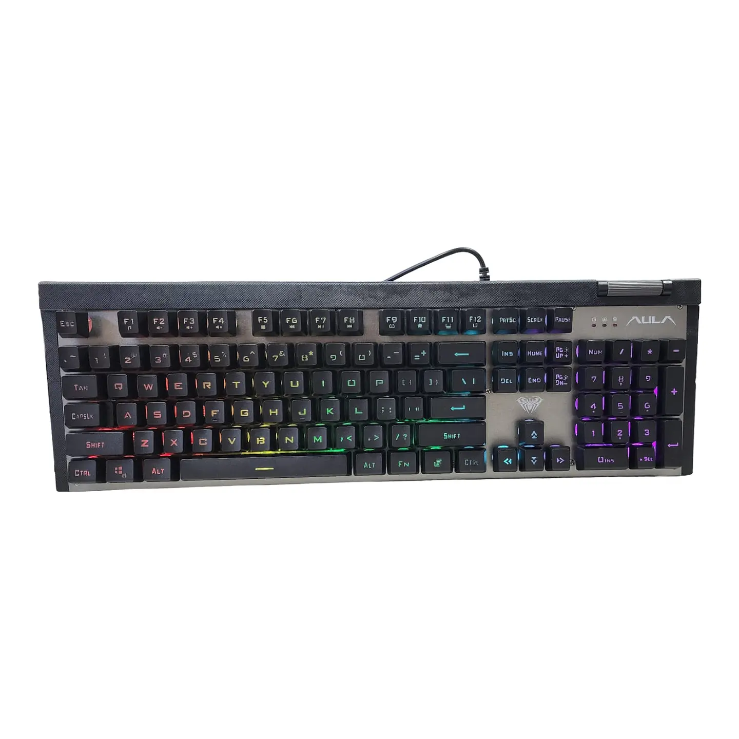 Teclado Gamer De Membrana Rgb Aula F3020 1