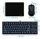 Teclado Gamer Mecánico + Mouse + Mousepad E-yooso 737 - Miniatura 9