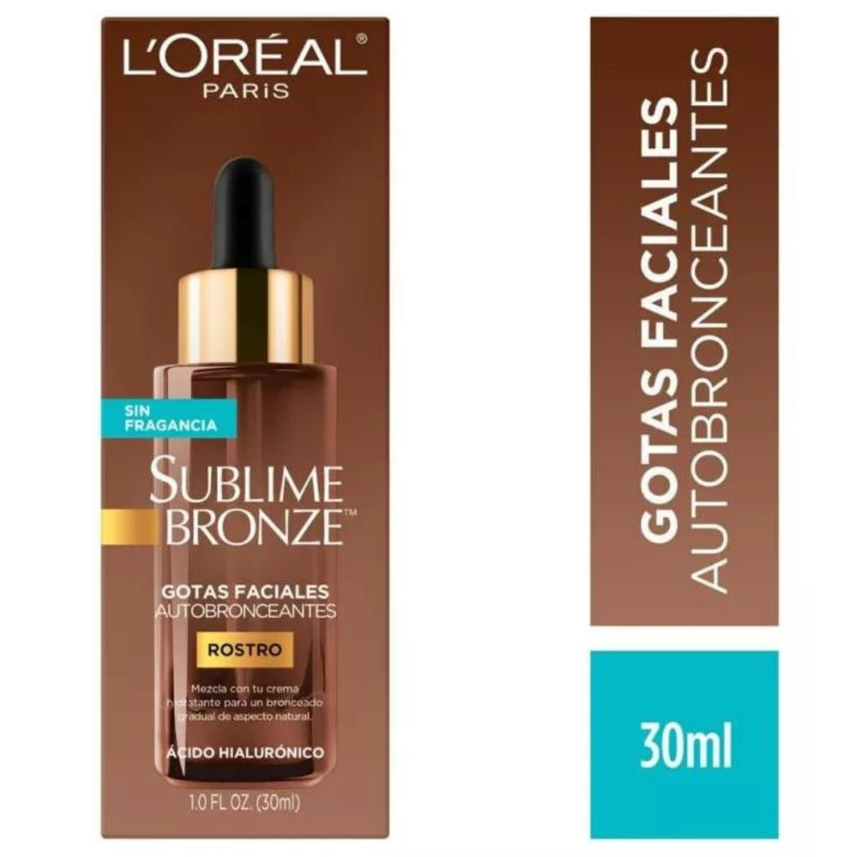 Autobronceante L´oreal Gotas Faciales Sublime Bronze 1