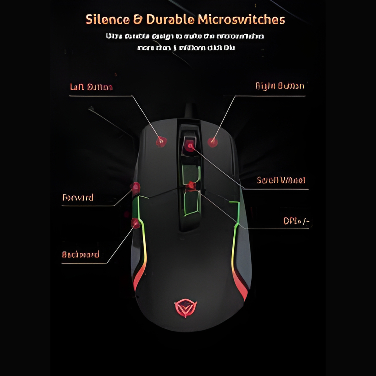 Mouse Gamer Usb Meetion Mt-g3360  3