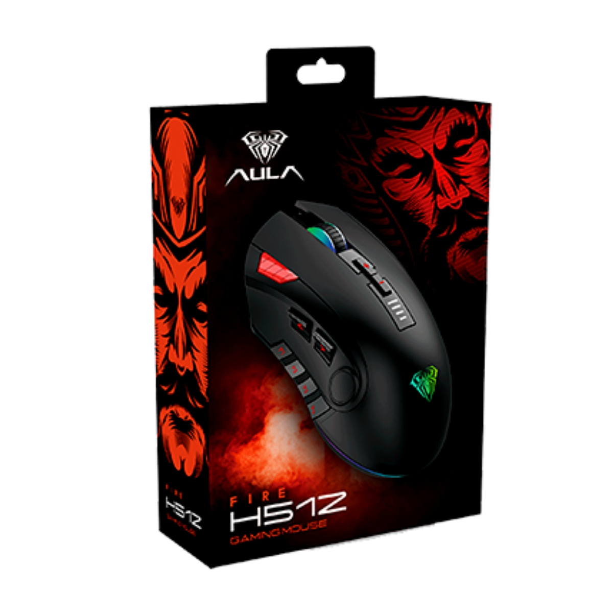 Mouse Gamer Aula Fire H512 6