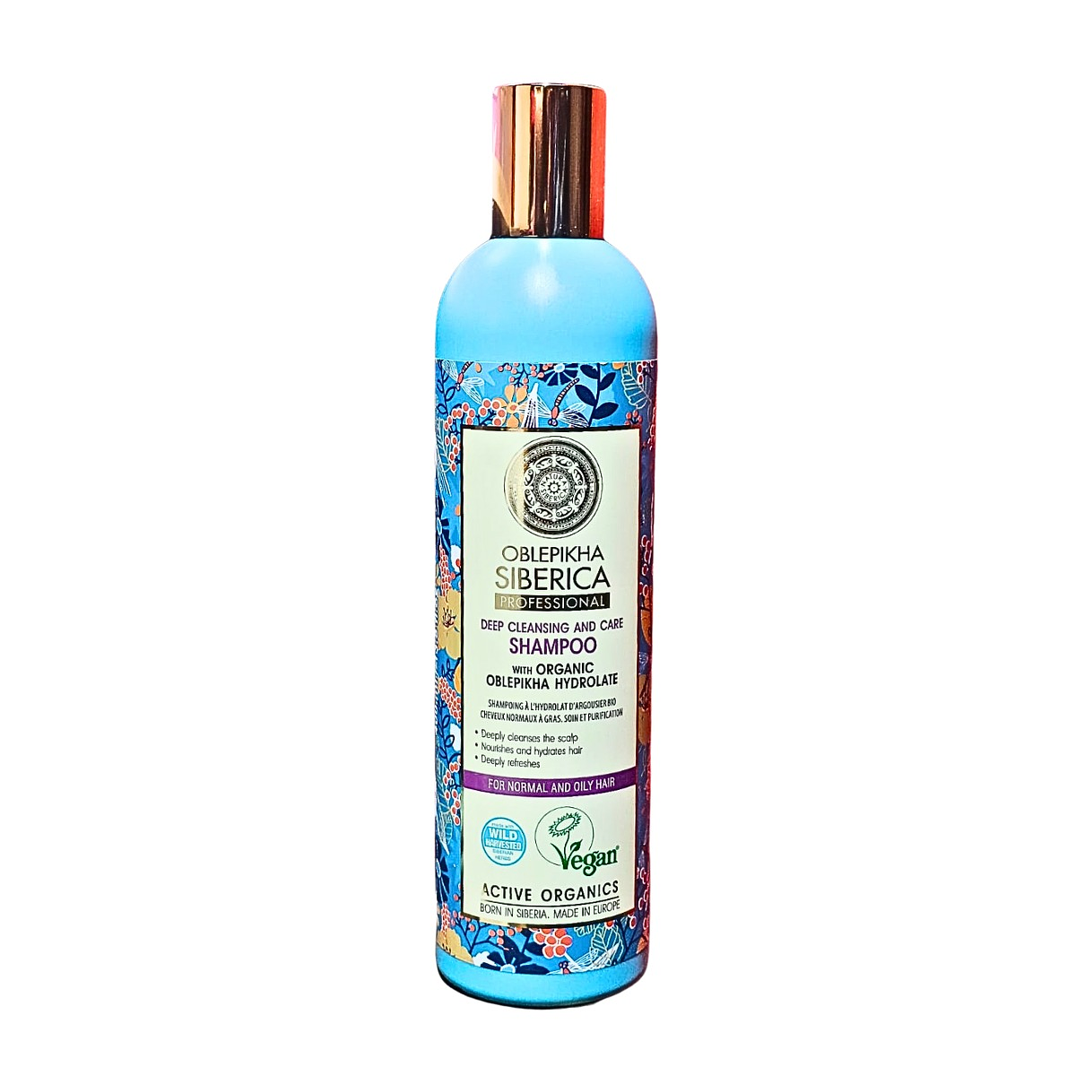 Shampoo de Oblepikha para cabello normal y graso