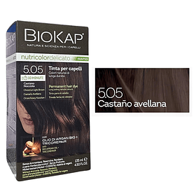 Tintura para el cabello 5.05 Castaño Avellana BioKap