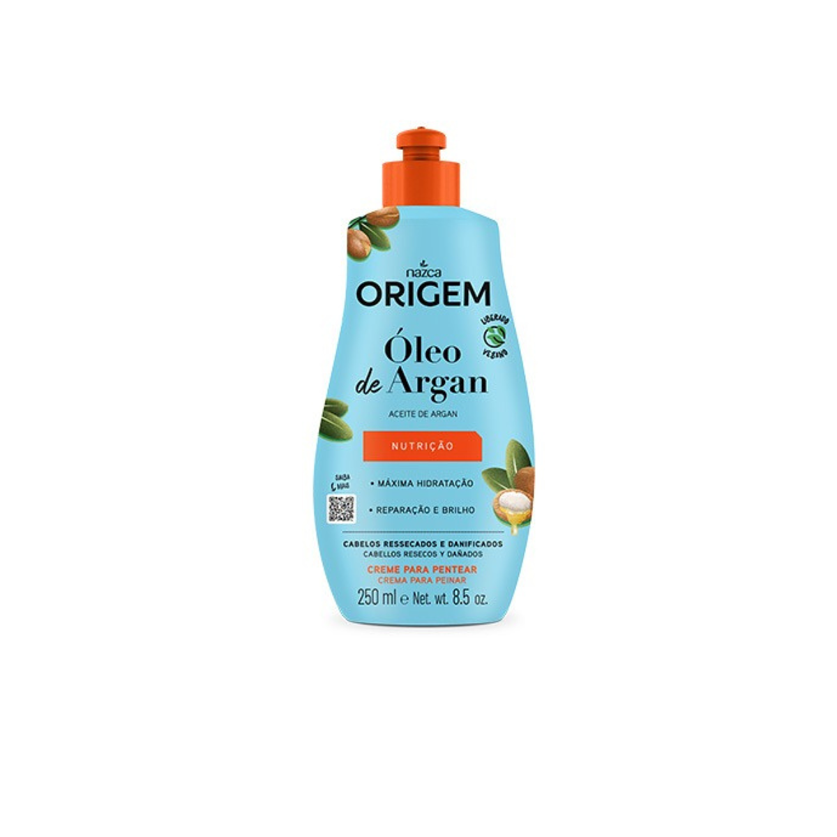 Crema De Peinar Con Aceite De Argan Para Rulos 1