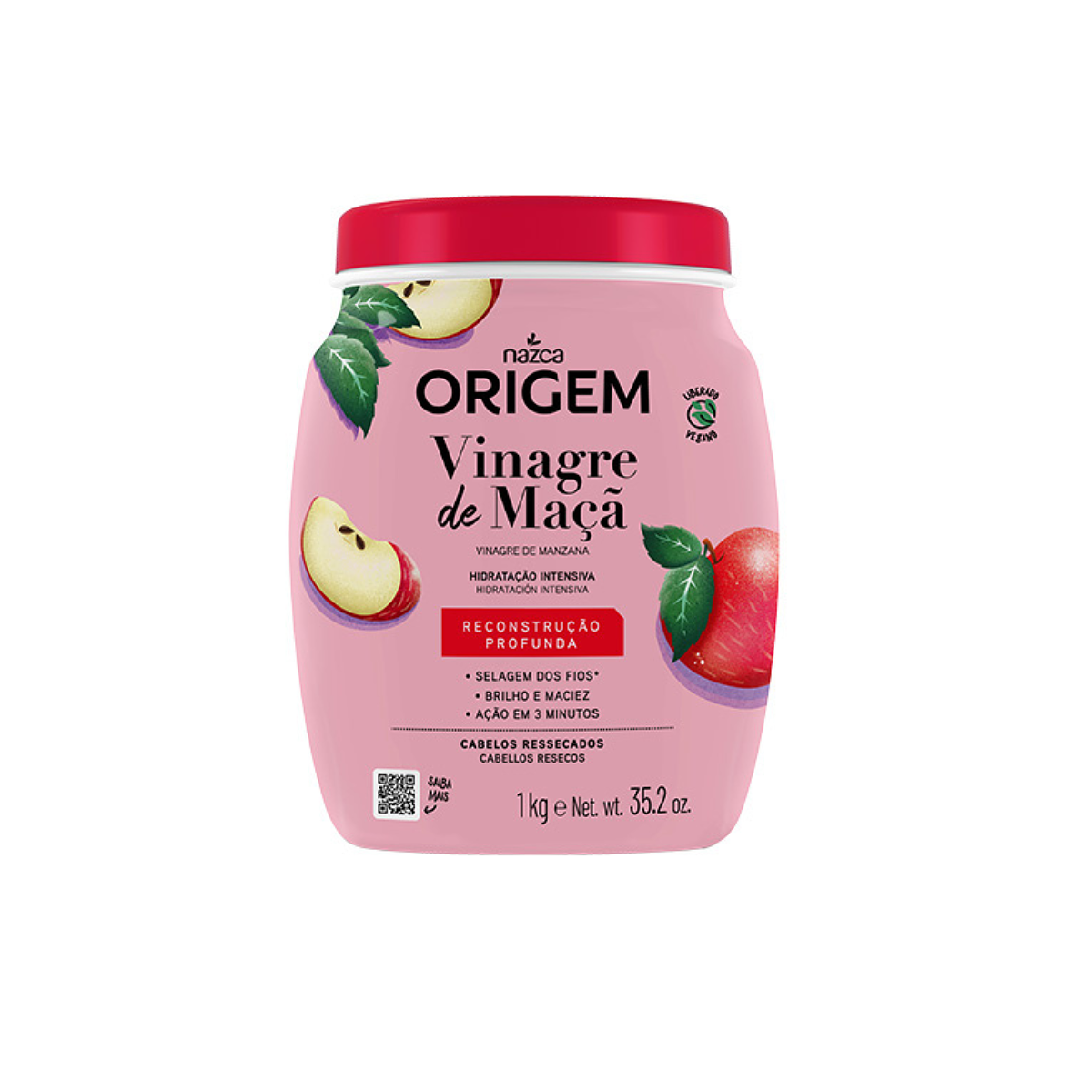 Mascarilla Hidratante Vinagre de manzana 1kg 1