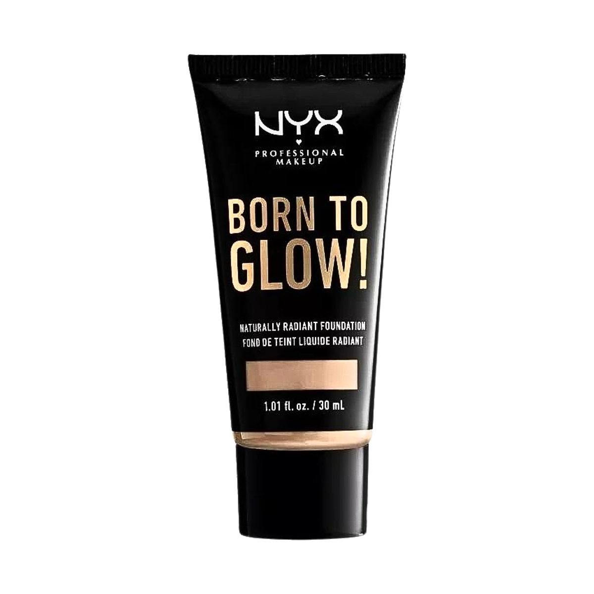 Base Maquillaje Born To Glow! Nyx Acabado Natura 1