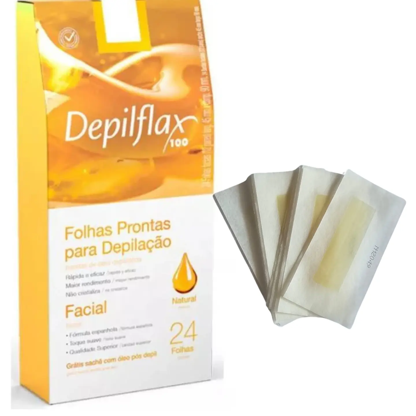 Bandas de Cera Depilatoria Facial 24und || Precio x Mayor $799 2