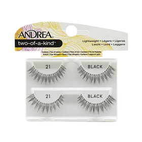 Pestañas Postizas Andrea Twin Pack Negra N°21