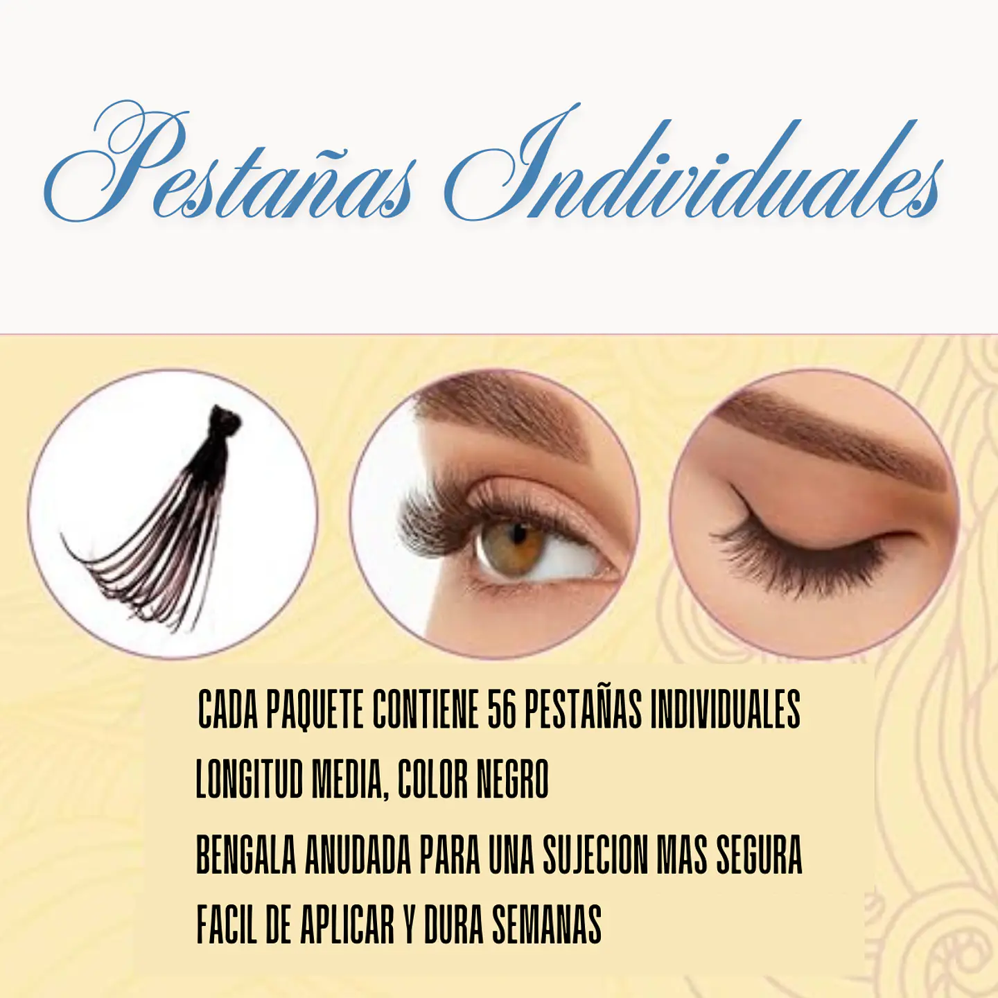 Pestañas Postizas Individuales De Racimo Largas 3
