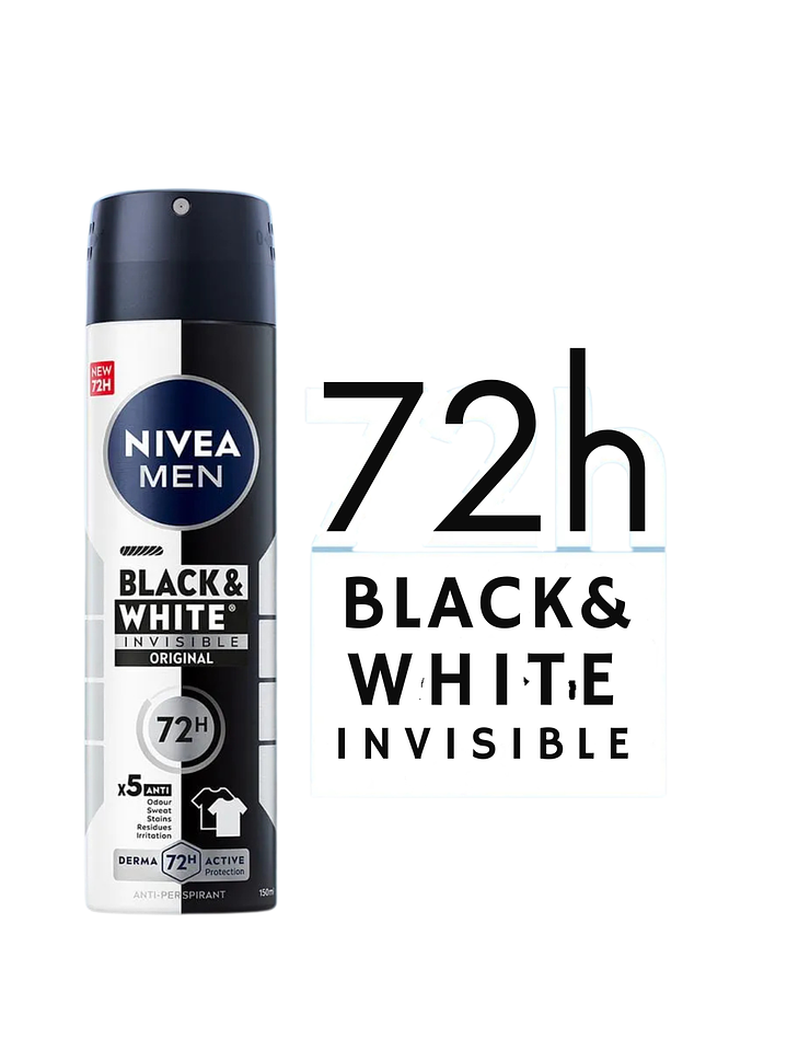 Desodorante Spray Nivea Men Black & White Invisible Original 2