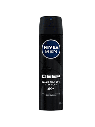 Desodorante Spray Nivea Men Deep Black Carbon