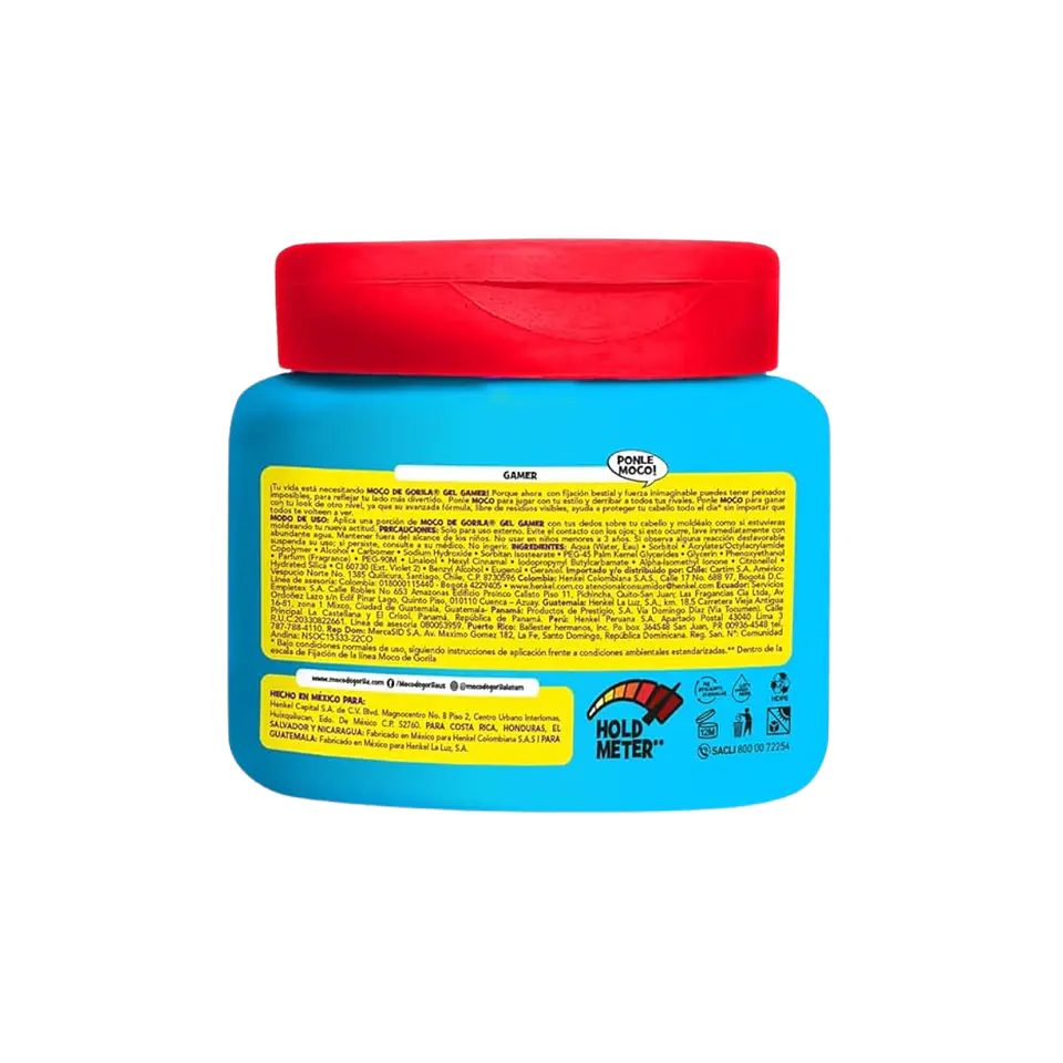 Gel para peinar Moco de Gorila Fijaciòn Bestial Gamer 270g 3