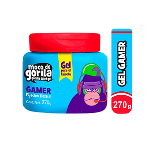 Gel para peinar Moco de Gorila Fijaciòn Bestial Gamer 270g