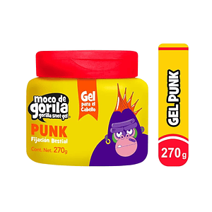Gel para peinar Moco de Gorila Punk Fijaciòn Bestial 270g