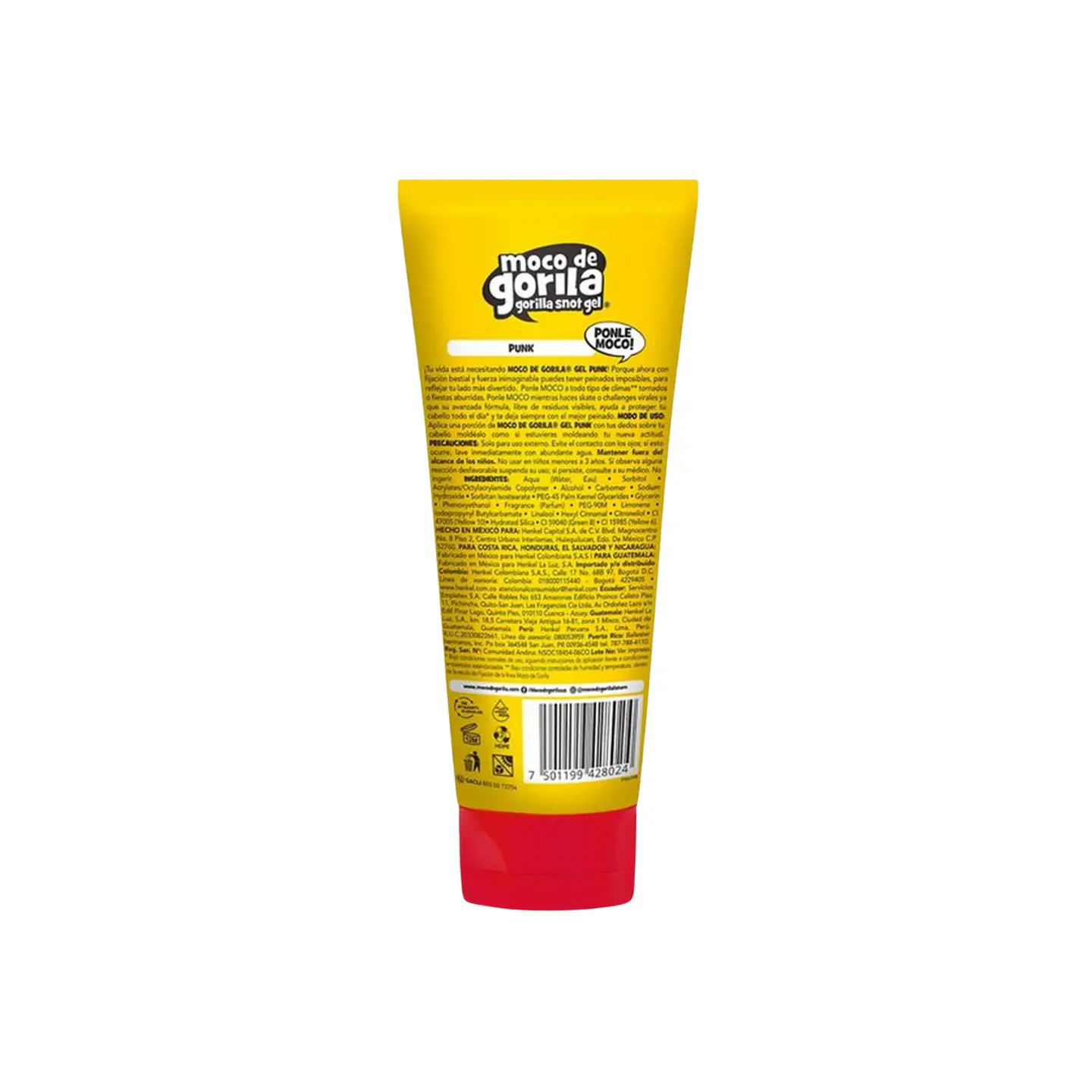 Gel para peinar Moco de Gorila Punk Fijaciòn Bestial 80g || Precio x Mayor $3.552 3