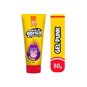 Gel para peinar Moco de Gorila Punk Fijaciòn Bestial 80g || Precio x Mayor $3.552