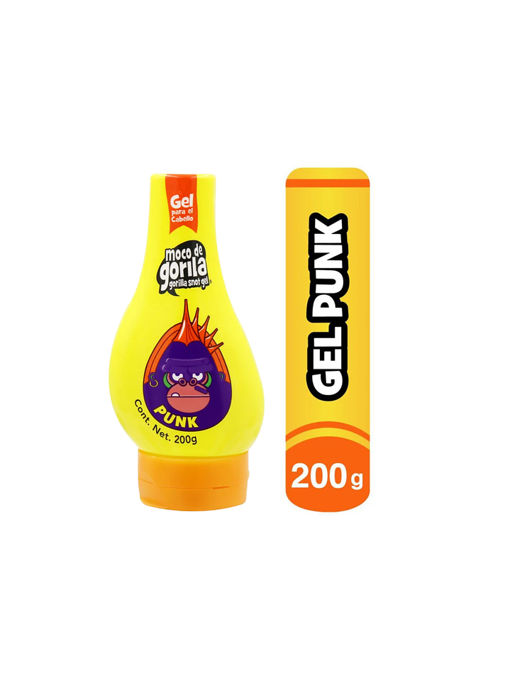 Gel para peinar Moco de Gorila Punk Fijaciòn Bestial 200g || Precio x Mayor $4.912 1