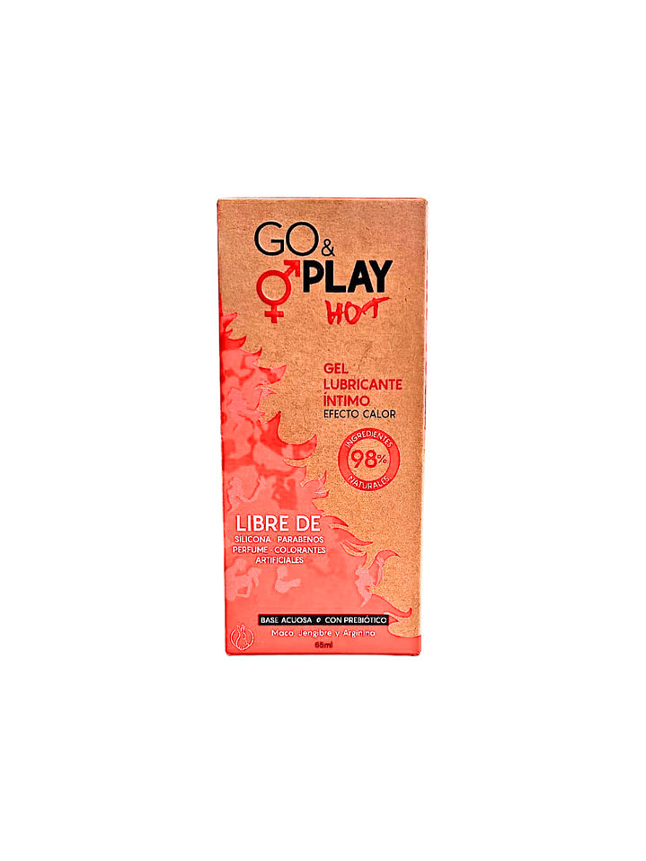 Gel Lubricante Intimo Hot Efecto Calor 55ml Go & Play 1