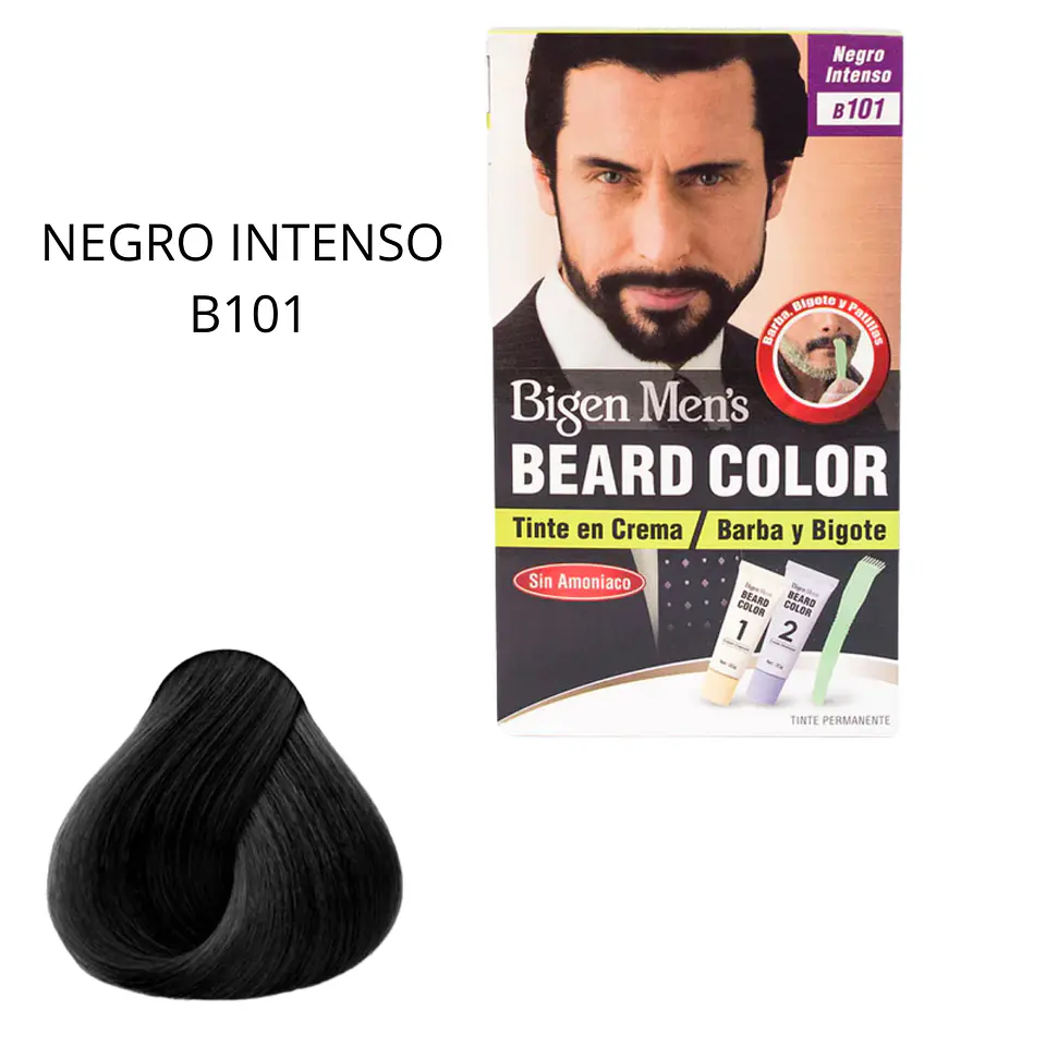 Tinte En Crema Para Barba y Bigote Beard Negro intenso || X MAYOR $3.832 2