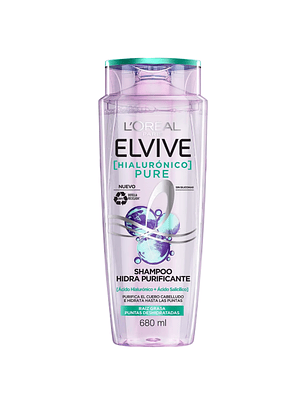 SHAMPOO ELVIVE HIALURÓNICO PURE 680 ML  